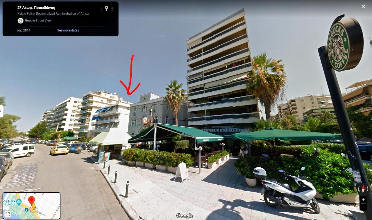Luxury Seaside Apartment Next To Starbucks Opossite The Beach Park Of Flisvos Athene Buitenkant foto